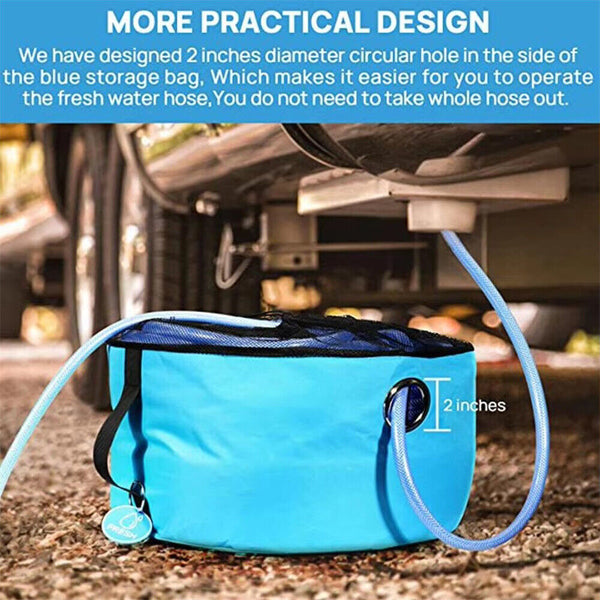 1/2 x Hose Bag Caravan Camping Cable Organizer Electrical Cords Storage Bags