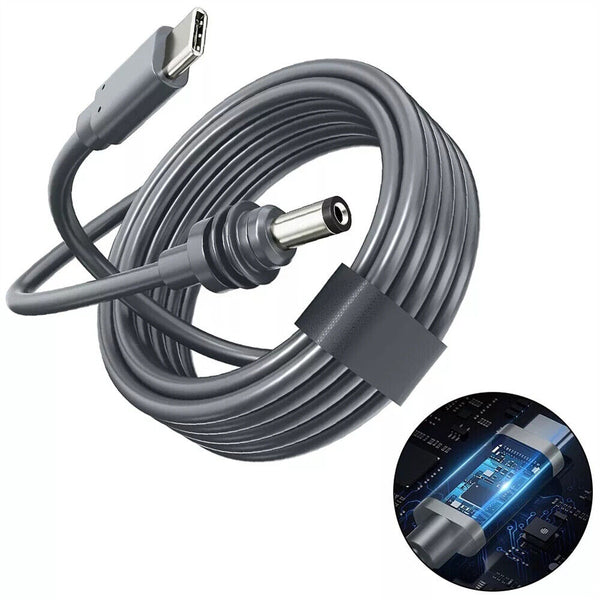 1/2x Waterproof USB C To DC Cable For Starlink Mini Fast And Reliable Charging