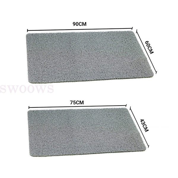 Shower Rug Anti-Slip Loofah Bathroom Bath Mat Carpet Water Drains Shower Bath