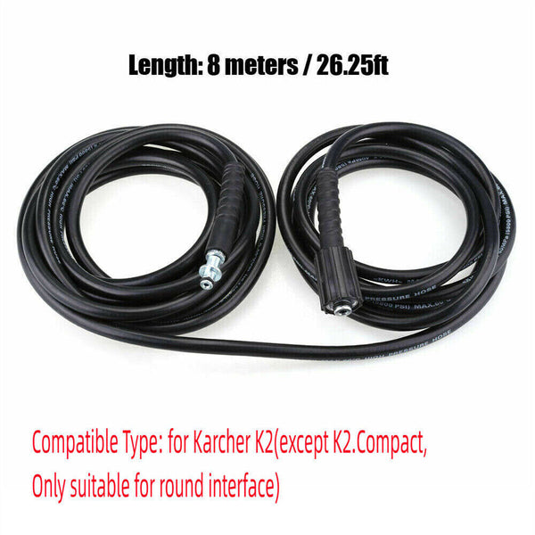 8M For Karcher K2 High Pressure Washer Hose Replacement Pipe Cleaning Hose AU