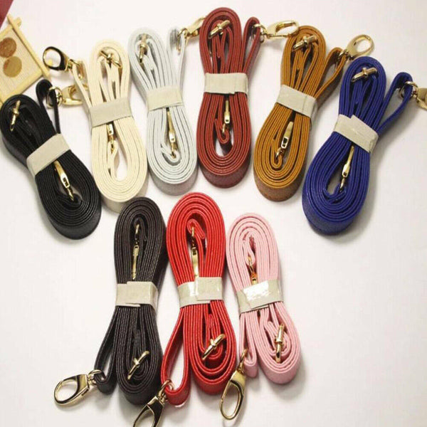 6 Colors Adjustable Shoulder Leather Handbag Bag Purse Strap Replacement 124cm