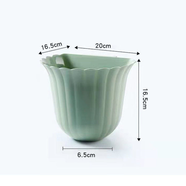 NEW Hanging Trash Can for Kitchen Cabinet Door Wall Mounted Counter Plastic 4PCS