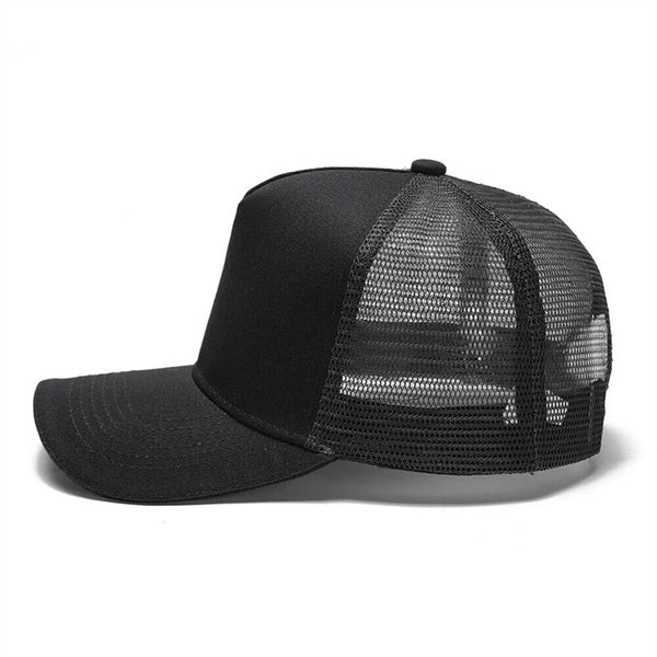 Plain Trucker Cap Hat Unisex Adjustable Mesh Baseball Promotional Various Colors