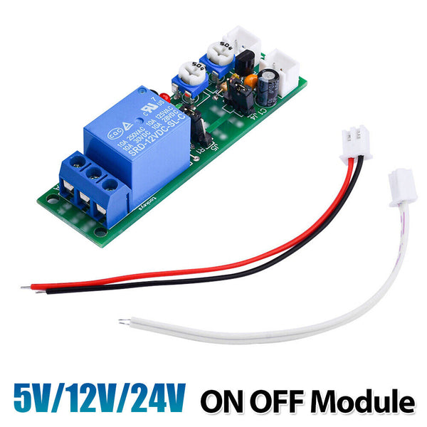 1-3 DC5V/12V/24V ON OFF Module Infinite Loop Cycle Timing Timer Time Delay Relay