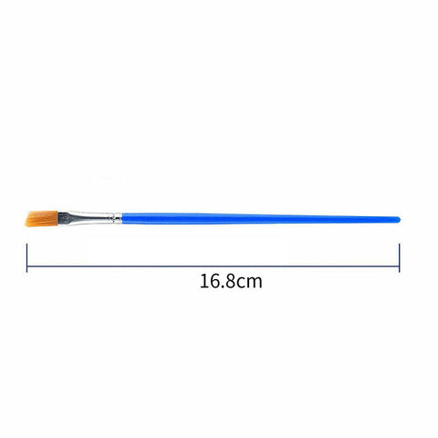 1-200pcs Flat Paint Brushes Small Brush Bulk for Detail Painting Craft Art Gift