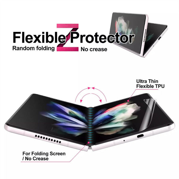 Screen Protector For Samsung Galaxy Z Fold 5 5G HYDROGEL AQUA Crystal Cover