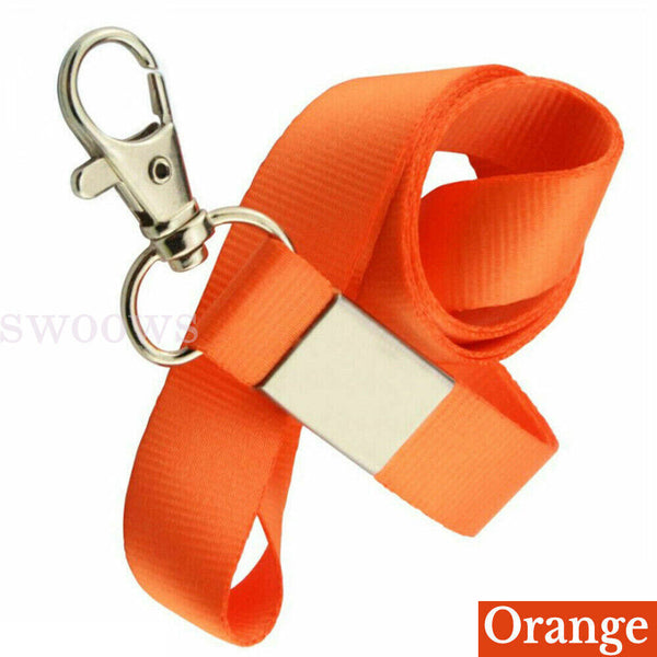 Up 50 Lanyard ID Badge Business Card Key Holder Ring Case Pocket Neck Clip Strap