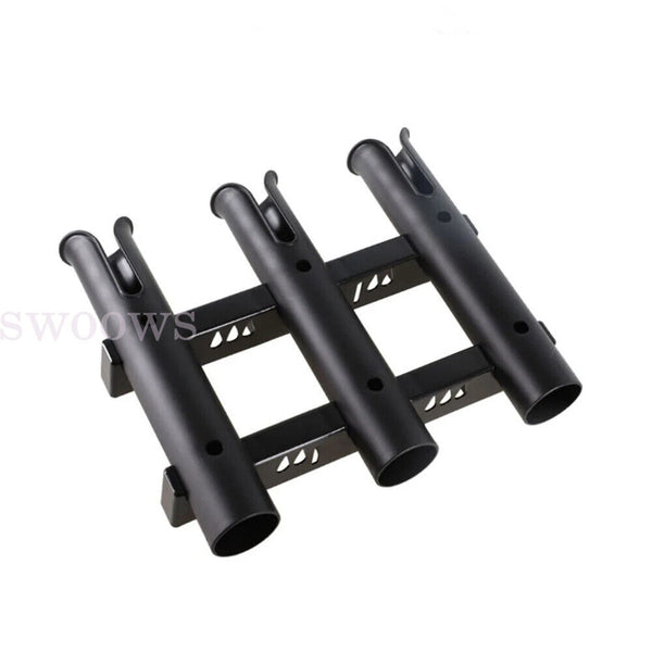 3 Tube Fishing Rod Holder Bracket Boat Kayak Rod Rack Mounted Fishing Rack AU