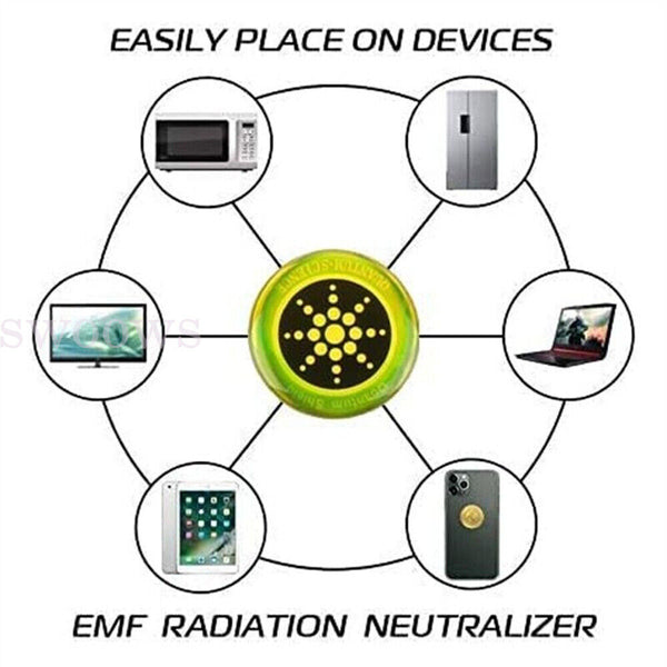 1/6 Anti Radiation Quantum Shield EMF Protection Neutraliser Chip Phone Stickers