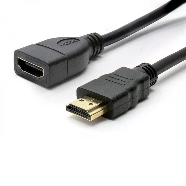 0.5M/1M HDMI Extension Cable Male to Female Lead v2.0 3D 4K For PS4 Xbox HDTV