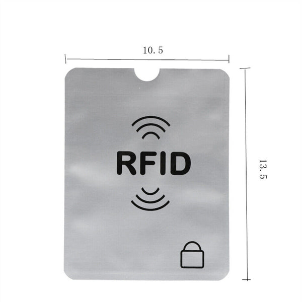 UP20X RFID Blocking Sleeve Secure Credit Debit Card ID Protector AntiScan Safety