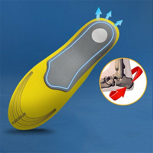 1/2Pairs Men/Women Shoe Insoles Arch Support Pain Relief Orthopedic Inner Sole