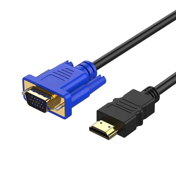 HDMI HD Cable Adapter to VGA Converter 1080P Monitor Male Lead 【see note】