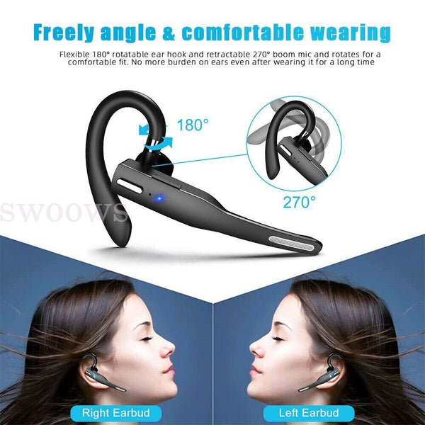 Bluetooth Headphones Wireless Headset with Mic Business Driver Portable Earphone