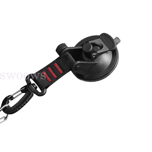1-4PCS Heavy Duty Suction Cup Anchor Tie Downs w/Hooks Lock Car Awning Camping