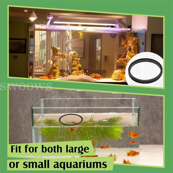 5/10 x 80-200mm Fish Feeding Rings Aquarium Tank Station Floating Food Feeder