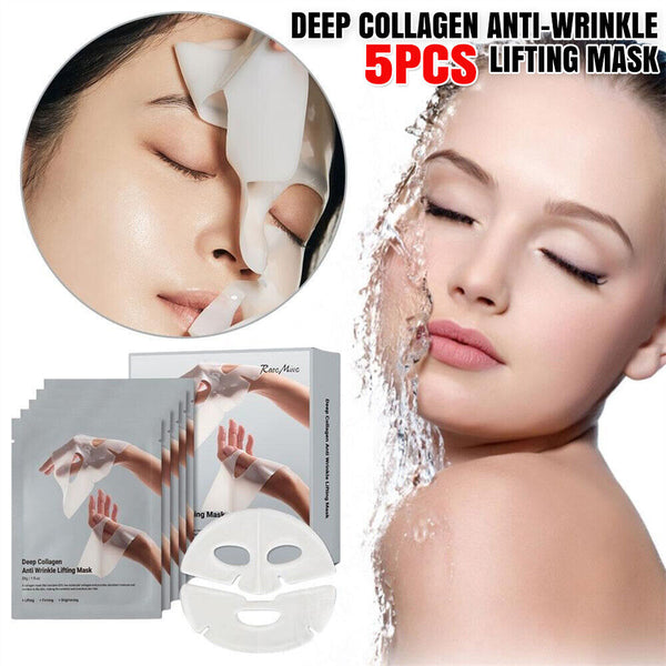 UP50pcs Deep Collagen Anti-Wrinkle Lifting Mask Collagen Mask Bio Collag Facial