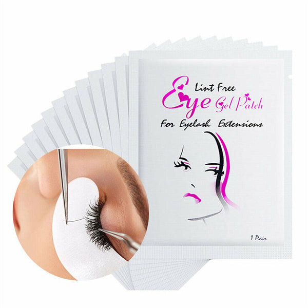 UP 2000 x Under Eye Curve Eyelash Pads Gel Patch Lint Free Lash Extension Beauty