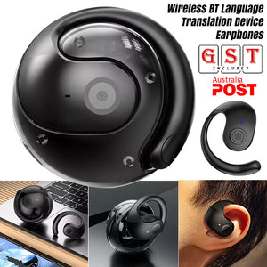 Wireless BT Language Translation Device Earphones Voice Translator Earbuds