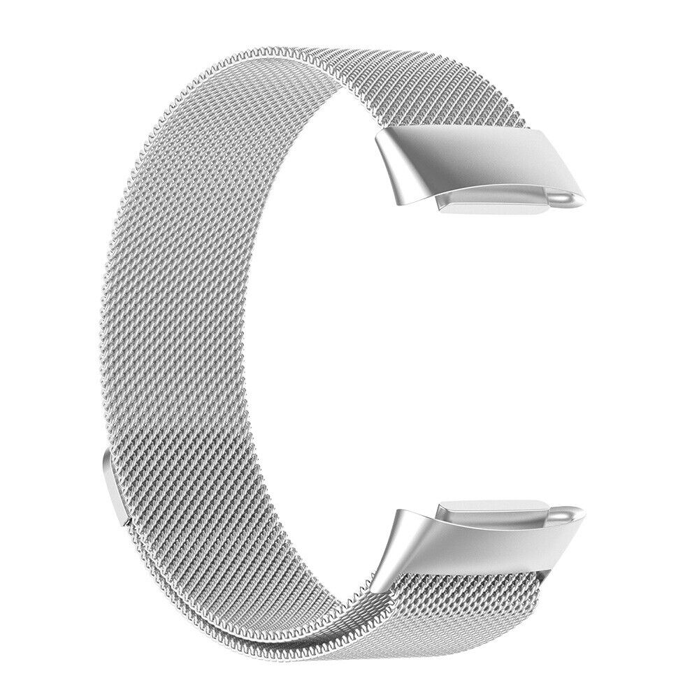 Watch Strap Milanese Stainless Steel Band Magnetic Loop For Fitbit Charge 5