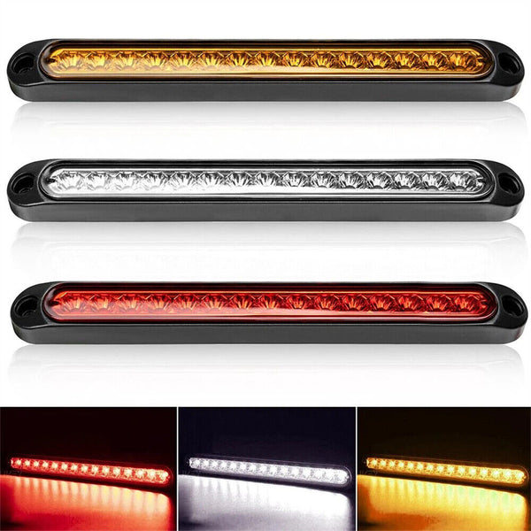 6x15LED Tail Lights Brake Indicator Reverse Slim Strip RV Trailer Light UTE STOP