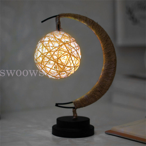 LED Night Light The Enchanted Lunar Moon Lamp Kids Bedroom Light with Stand AU