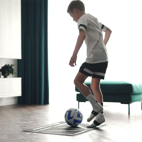 Dribble Training Carpet Football Training Mat Non Slip Kids Adults In/Outdoor