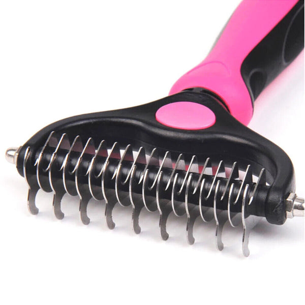 Dog Pet Cat Grooming Comb Brush Undercoat Rake Dematting Deshedding Trimmer Tool