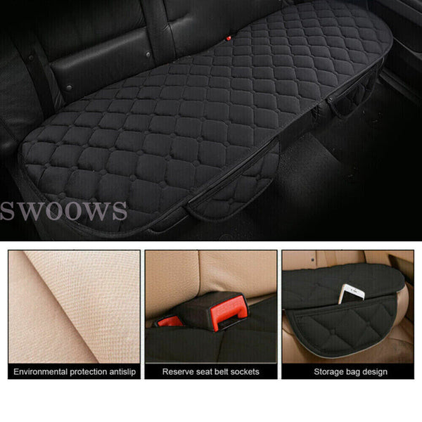 Rear Car Auto Seat Cover Back Protector Mat Chair Cushion Storage Pad Universal