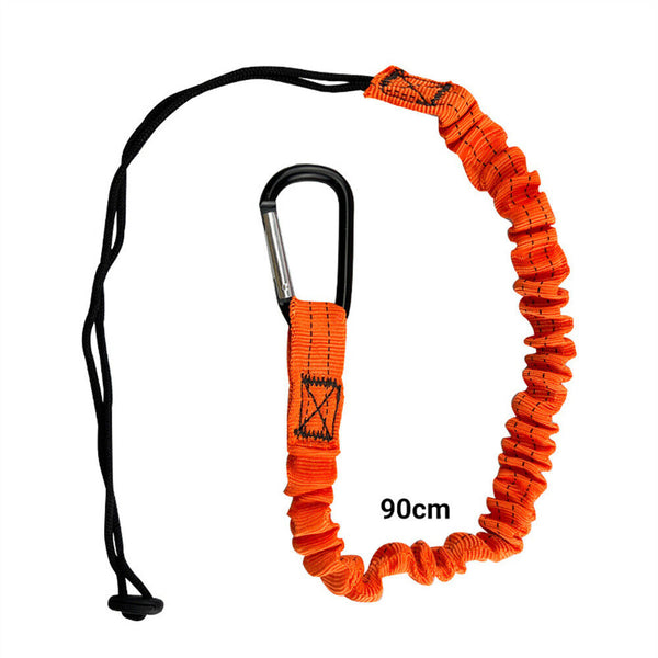 Tool Lanyard 3 Pcs Safety Lanyard with Carabiner Shock Absorbing Safety Lanyars