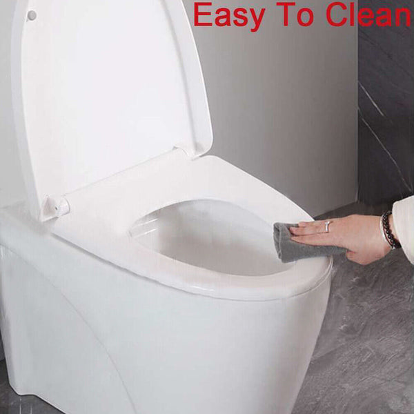 Thick Toilet Seat Soft Close Luxury White Heavy Duty Quick Release O Shape NEW