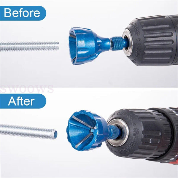 3-20mm Tungsten Steel External Electric Chamfer Tool Remove Burr Clean Bolt-Tool