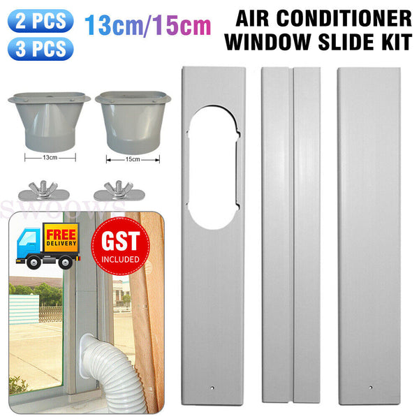 Portable Air Conditioner Window Slide Kit Plate Parts Exhaust Adaptor Hose Duct