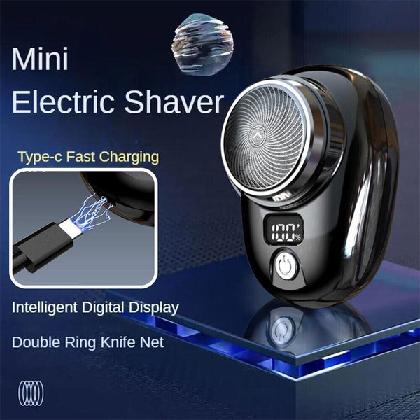 1/2x USB Mini Shave Pocket Size Portable Electric Shaver Rechargeable Razor Men