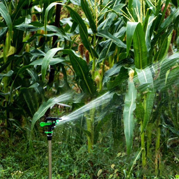 1/5x Head Impact Sprinklers Adjustable Outdoor Installation Irrigation System DM