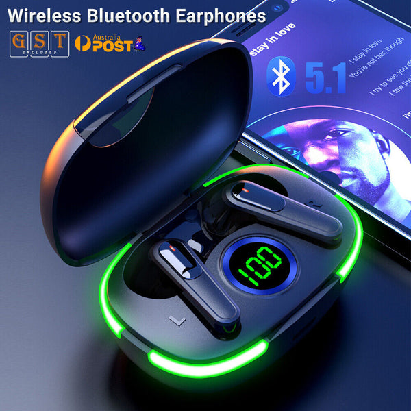 TWS Bluetooth 5.1 Earphones Wireless Bluetooth Headset HiFi Stereo Headphones