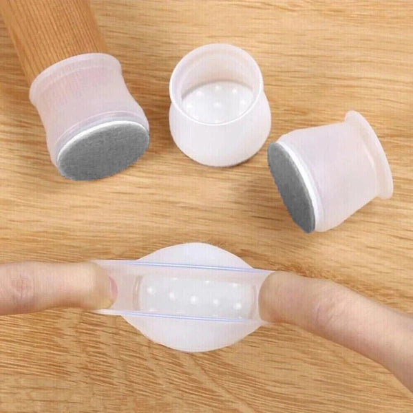 UP24x Chair Leg Floor Protector Furniture Table Feet Cover Silicone Cap Pads Cap