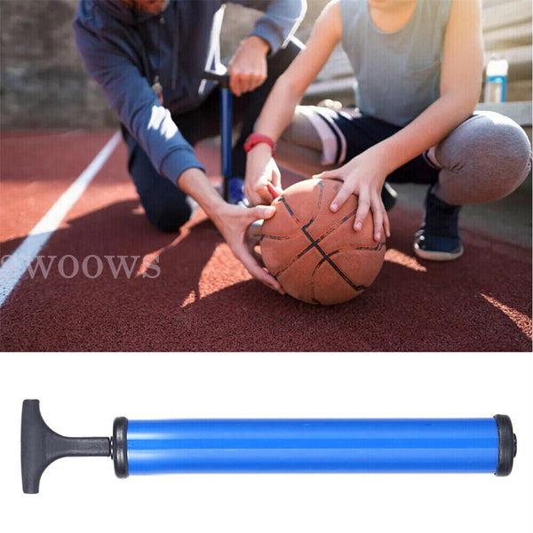 NEW Portable BALL PUMP Air Inflator Soccer Basketball Football Needle Fitness