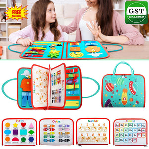 Toddler Montessori Busy Board Intelligence Learning Toys Sensory Board Baby Toy