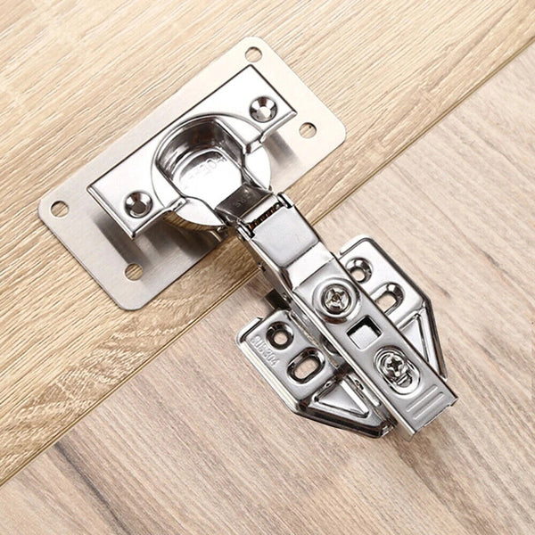 Repair Mount Tool Hinge Repair Plate Rust Resistant Steel Furniture Cupboard