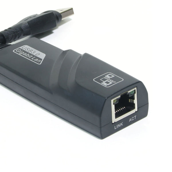 USB 3.0 To RJ45 Gigabit Plug & Play1000 Mbps Ethernet Adapter Network Lan Card