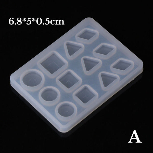 Silicone Pendant Mold Necklace Jewelry Resin Mould Epoxy Casting Craft NEW