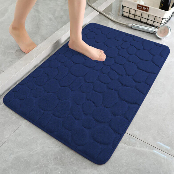 Non-slip Bathroom Carpet Super Absorbent Memory Foam Shower Bath Mat Door Mat