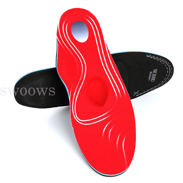 Orthotic Insoles Insert Shoes High Arch Support Plantar Flat Feet Fasciitis Foot