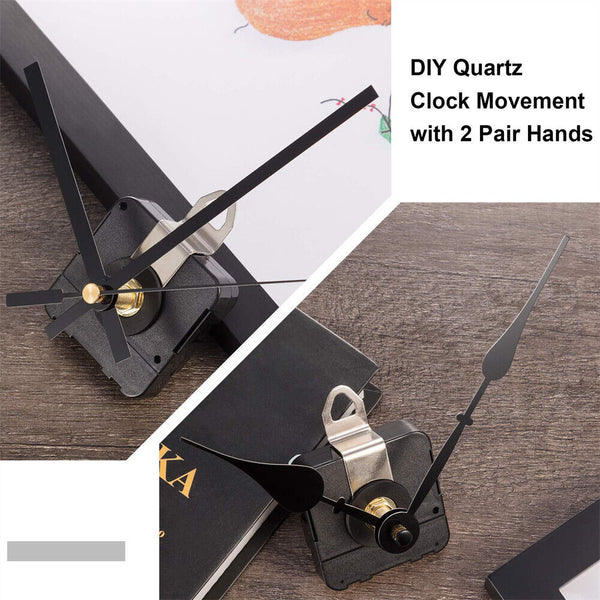 DIY Quartz Clock Movement Mechanism Hands Wall Repair Tool Parts Kit AU