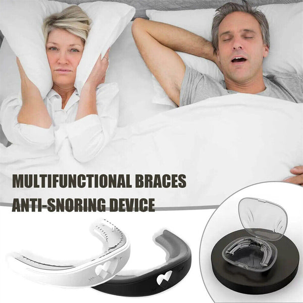 Stop Snoring Mouth Guard Aid Mouthpiece Sleep Apnea Bruxism Anti Snore Grinding