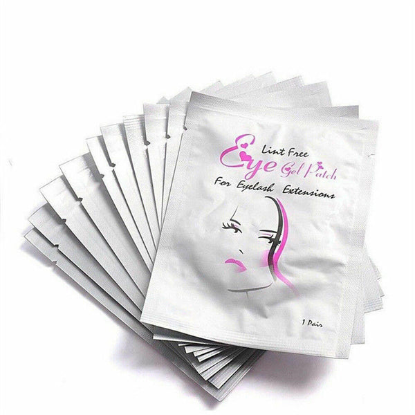 UP 2000 x Under Eye Curve Eyelash Pads Gel Patch Lint Free Lash Extension Beauty