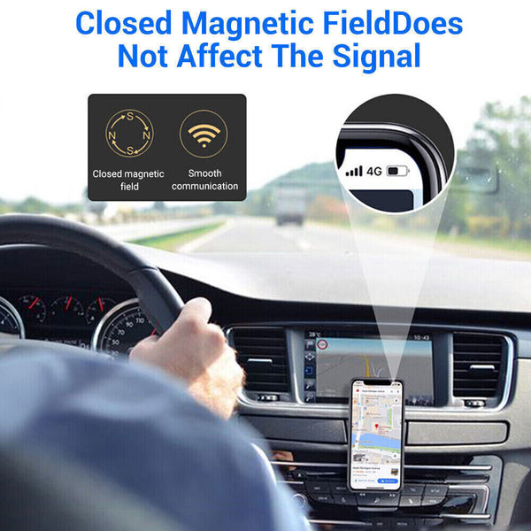 360 Rotation Magnetic Car Mount Air Vent Clip Phone Holder For iPhone Samsung