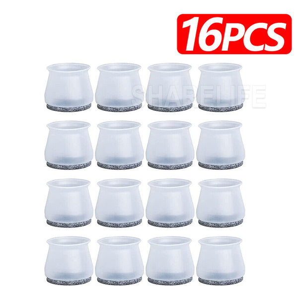 UP24x Chair Leg Floor Protector Furniture Table Feet Cover Silicone Cap Pads Cap