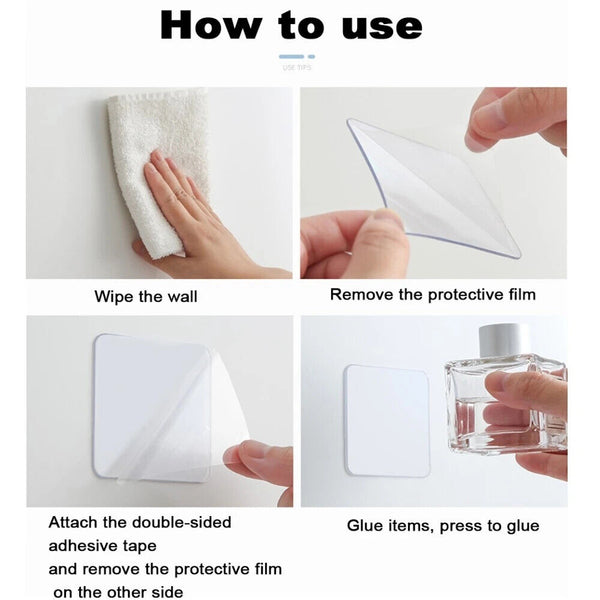 Double Sided Sticky Pads Strong Heavy Duty Adhesive Mounting Tape Dash Cam Magic